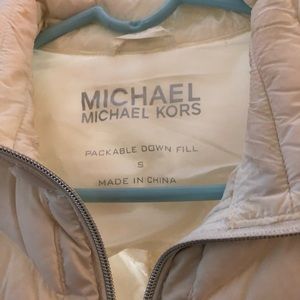 Michael kors off white jacket